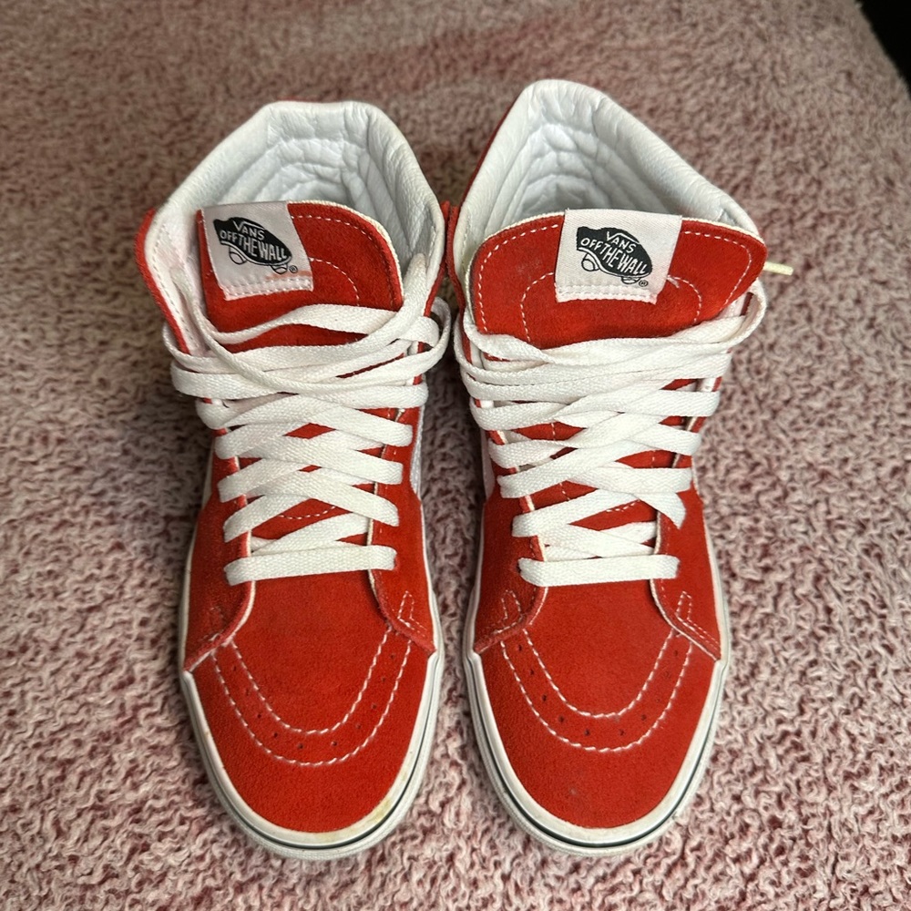 Vans Leather Suede sk-8 High Top Sneakers